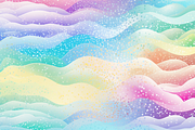 Rainbow Pastel Glitter, a Pattern Graphic by Printable Treasure (Thumbnail 3 of 10)