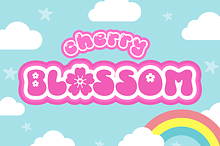 Cherry Blossom Cute Display Font