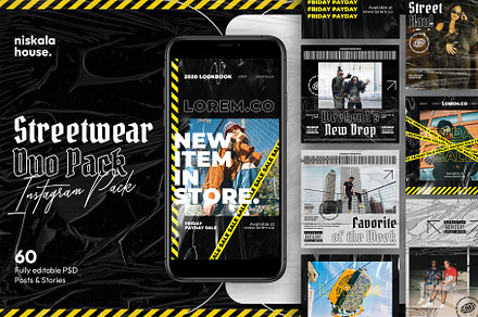 SALE! Streetwear Duo Instagram Pack