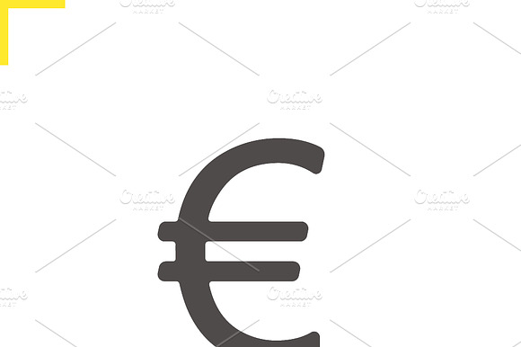 Euro Emblem Icon. Vector