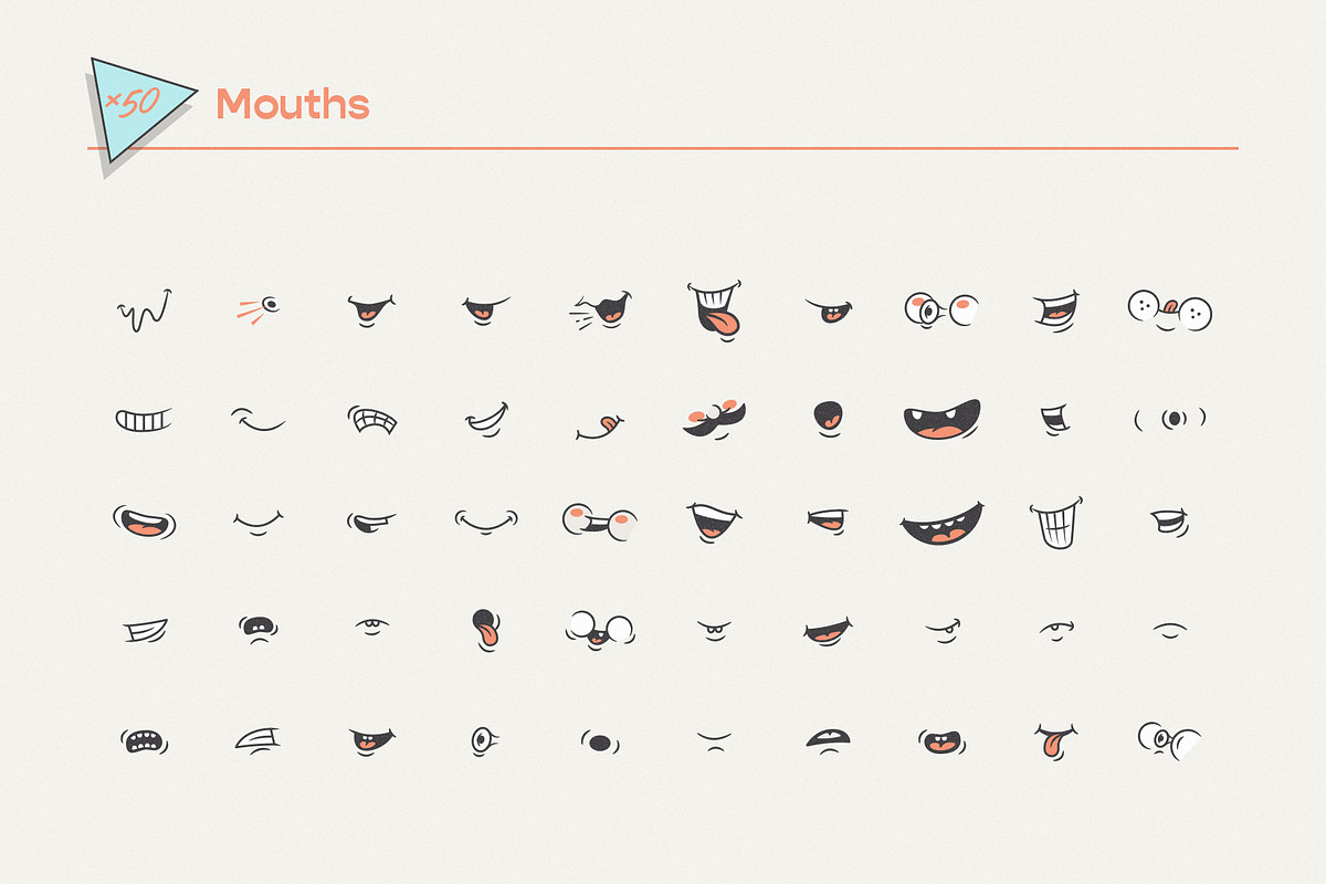 Mascot Maker v2.0: Vector Toolkit, a Person Illustration by Staple. (Photo 10 of 13)