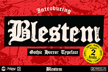 Blestem – Gothic Horror Typeface