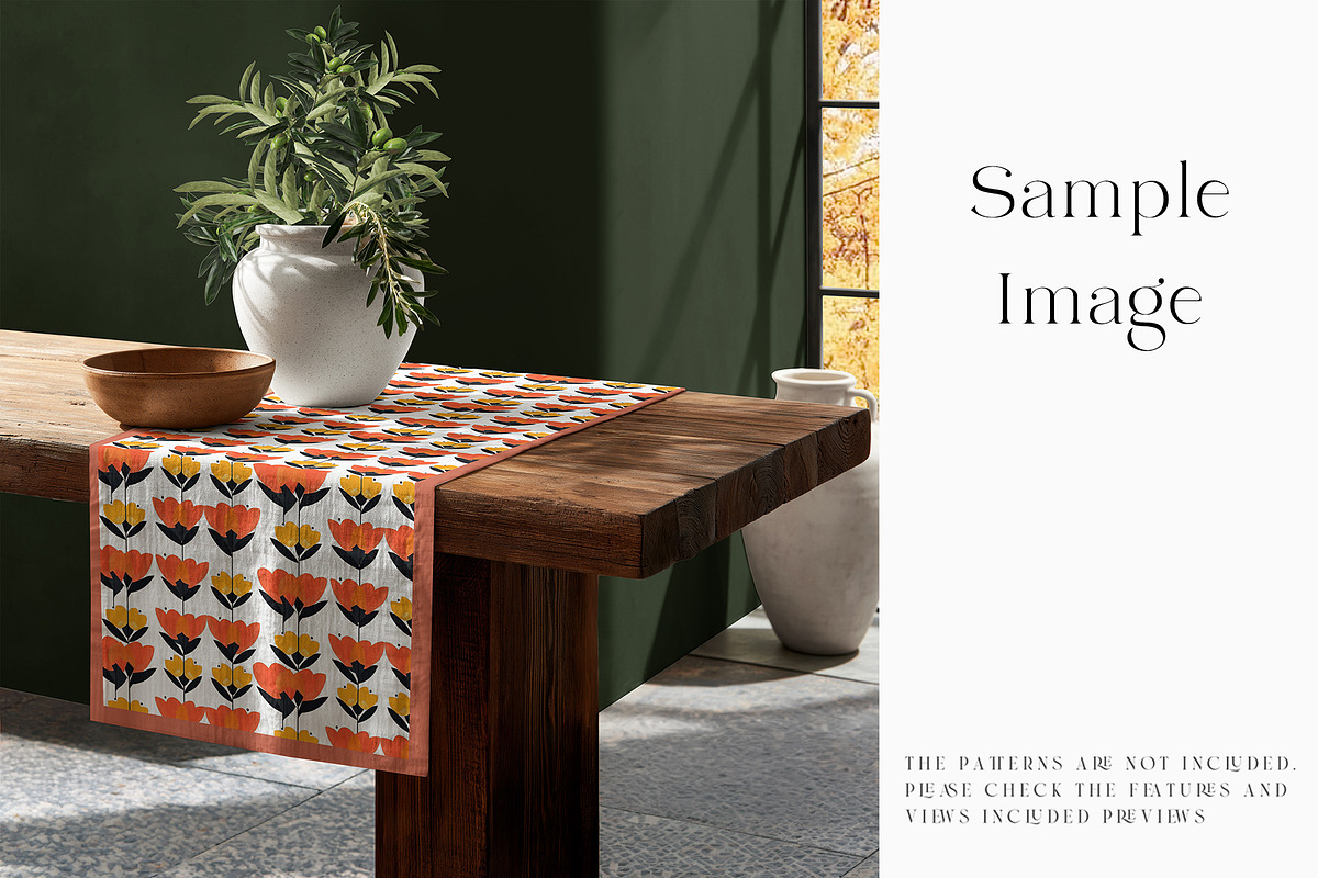 Table Runner Mockups, a Household Mockup by mock-ups (Photo 9 of 20)