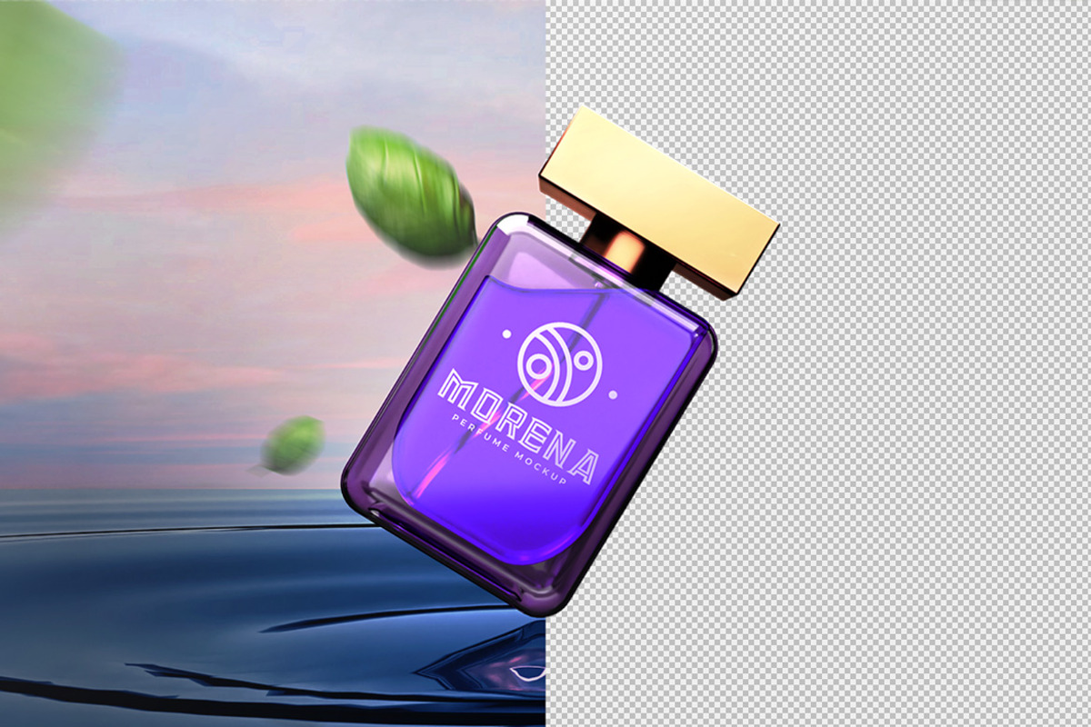 Perfume Bottle Mockup, a Packaging Mockup by Artlogs (Photo 3 of 3)