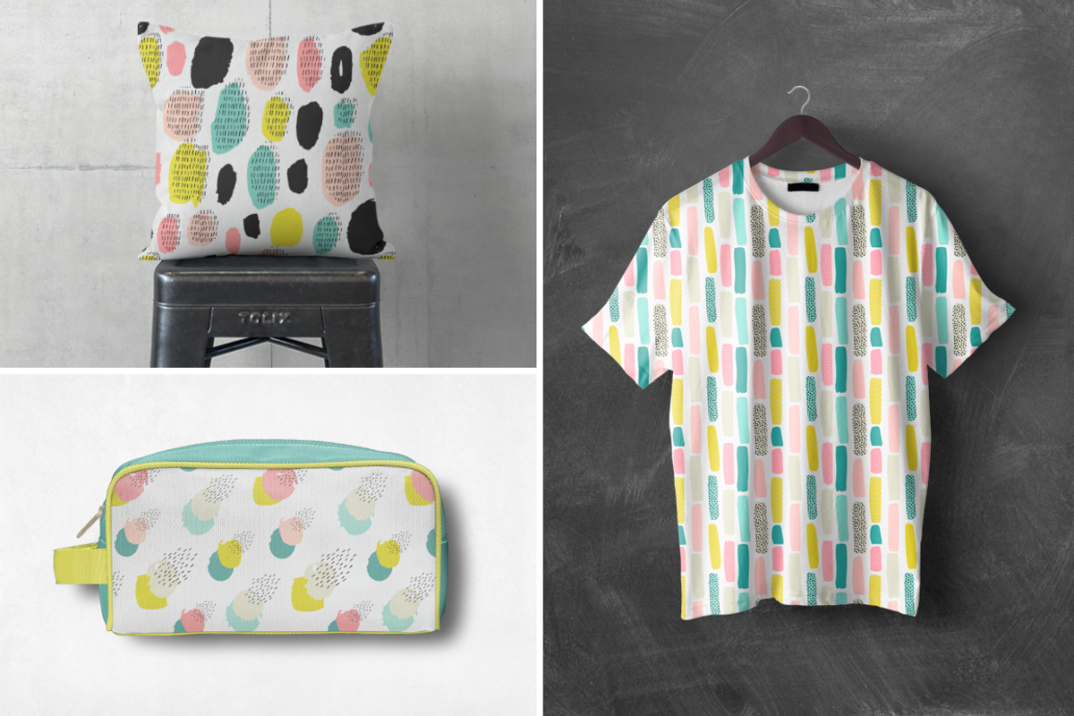 Fresh Pastel Patterns, a Pattern Graphic by Bosotochka♥Art (Photo 6 of 10)