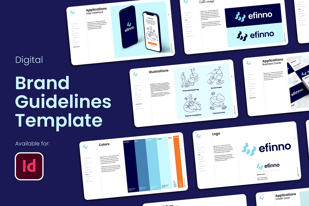 Brand Guidelines Template, a Presentation Template by Typefool's Shop (Photo 1 of 8)