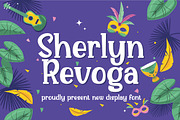 Sherlyn Revoga || A New Display Font, a Serif Font by Ermedia Studio (Thumbnail 1 of 5)