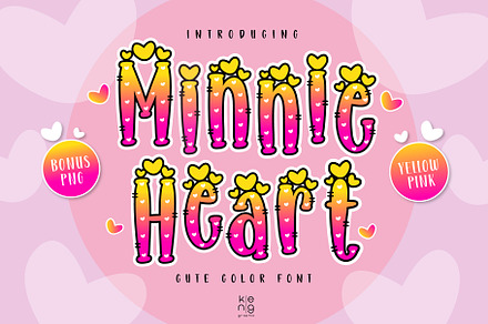 Minnie Heart Y-P font