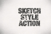 Sketch Style Action, an Action Add-On by mockupbank (Thumbnail 1 of 4)