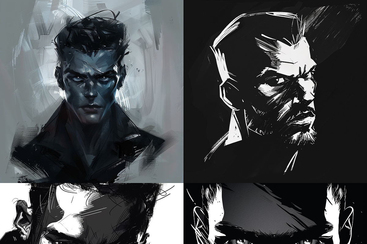 486 Style Reference Prompts: Vol 5, a Person Illustration by Sevenstyles