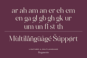 Reganesto - Modern Serif Typeface, a Serif Font by Haksen (Thumbnail 10 of 11)