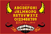 DEMONIO, a Font by jakejarkor (Thumbnail 2 of 3)