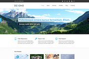 Designo - Corporate PSD Theme, a Templates & Theme by MontaukCo (Thumbnail 1 of 2)