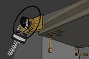 Display Cabinet, a Furniture 3D Model by kjpargeterimages (Thumbnail 12 of 12)