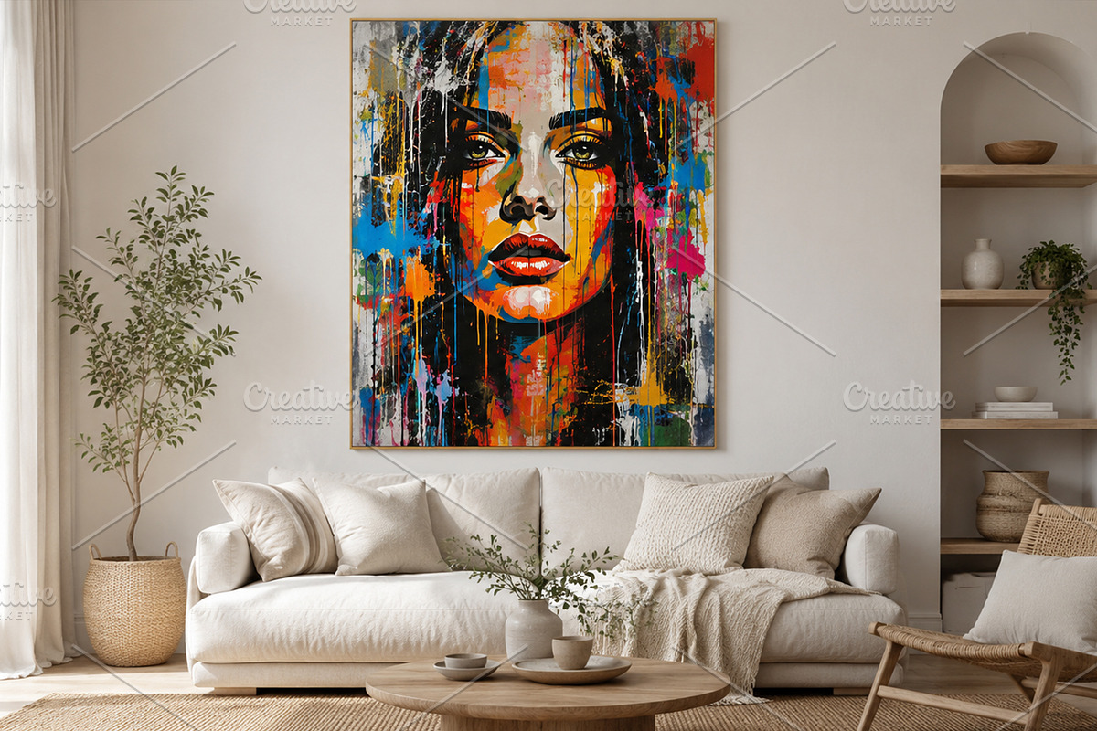Colorful Abstract Woman Portrait, an Abstract Photo by Hamza067 (Photo 1 of 3)
