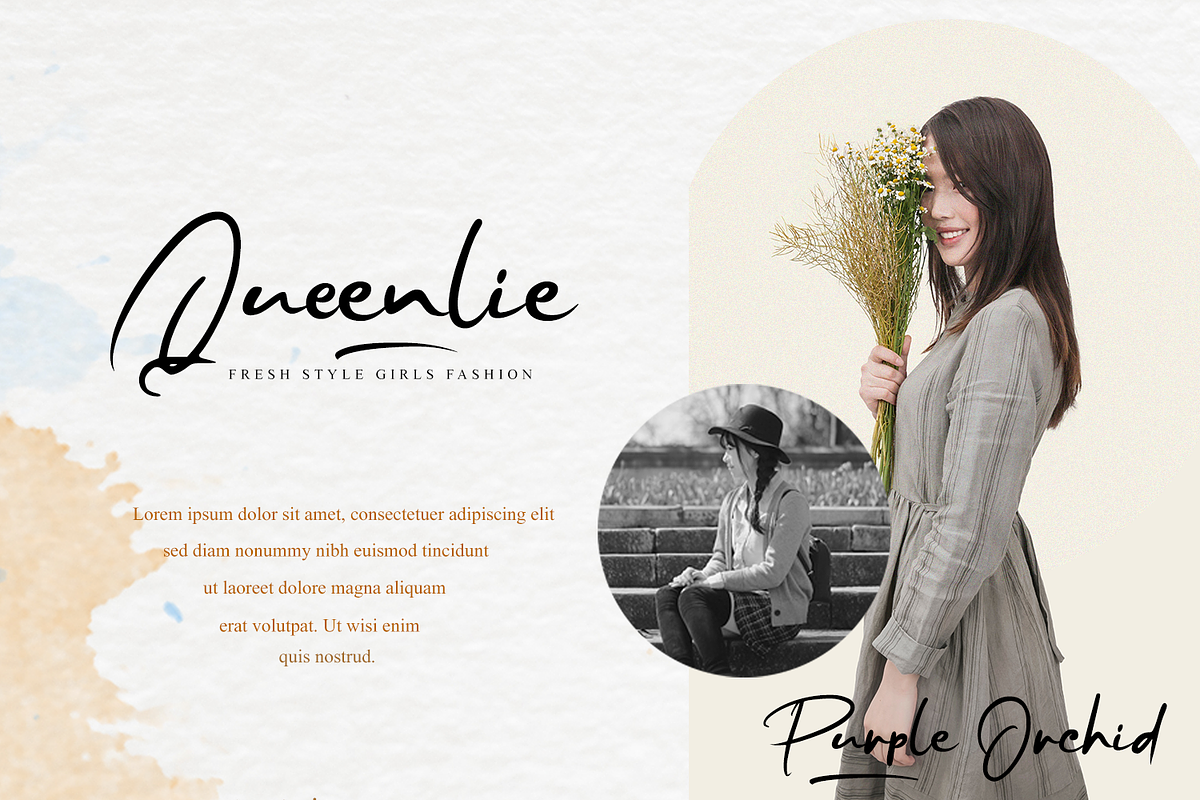 Purple Orchid // Fresh Typeface, a Script Font by GDcreative (Photo 5 of 10)