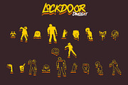Lockdoor - Halloween Font, a Font by Arendxstudio (Thumbnail 8 of 8)