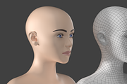 Stylized Female 01 T-Pose Base Mesh, a Characters & Person 3D Model by VK Studio (Thumbnail 13 of 28)