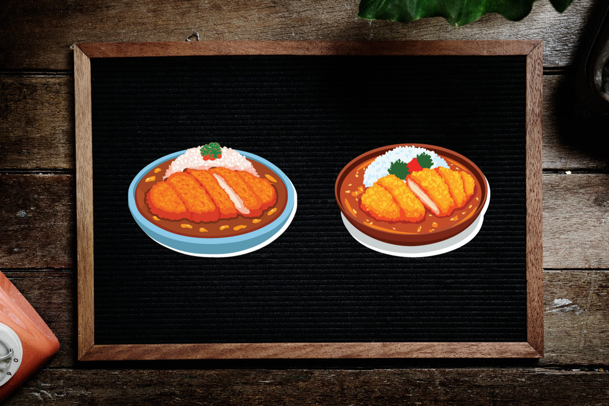 10 Katsu Fried Cutlet Food Set, a Food Illustration by jongcreative (Photo 3 of 4)