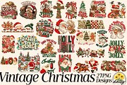 Retro 80s 90s Christmas Png Bundle, an Object Graphic by Daisy Design (Thumbnail 1 of 53)