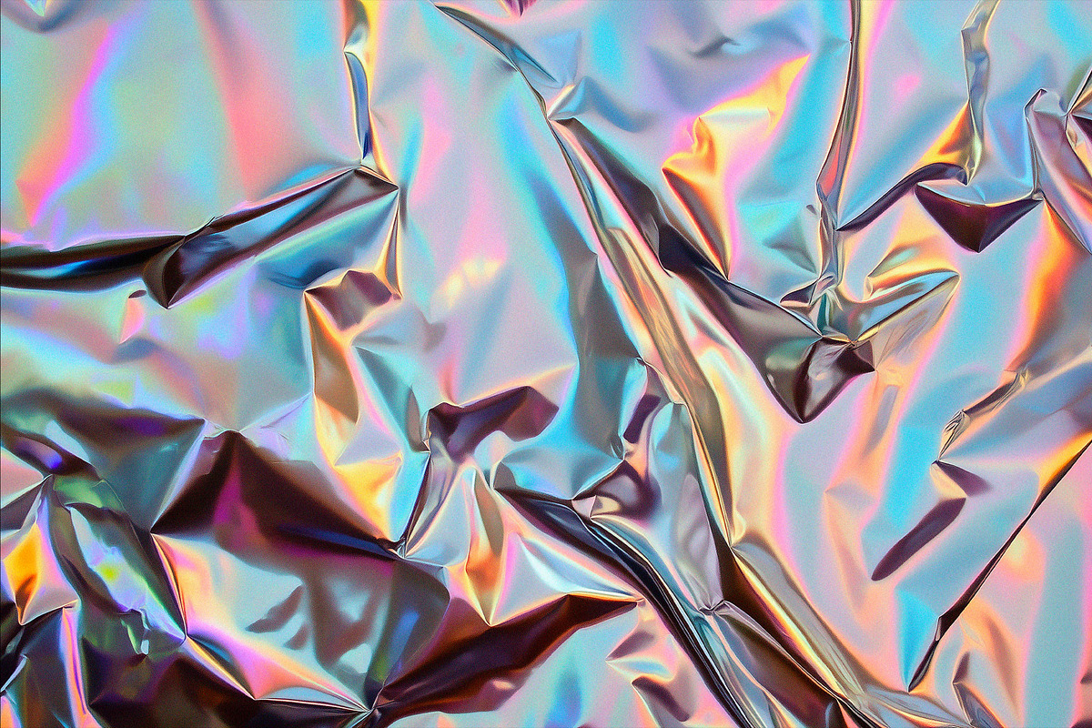 Iridescent Holographic Foil Textures, a Texture Graphic by Design Squad (Photo 3 of 4)