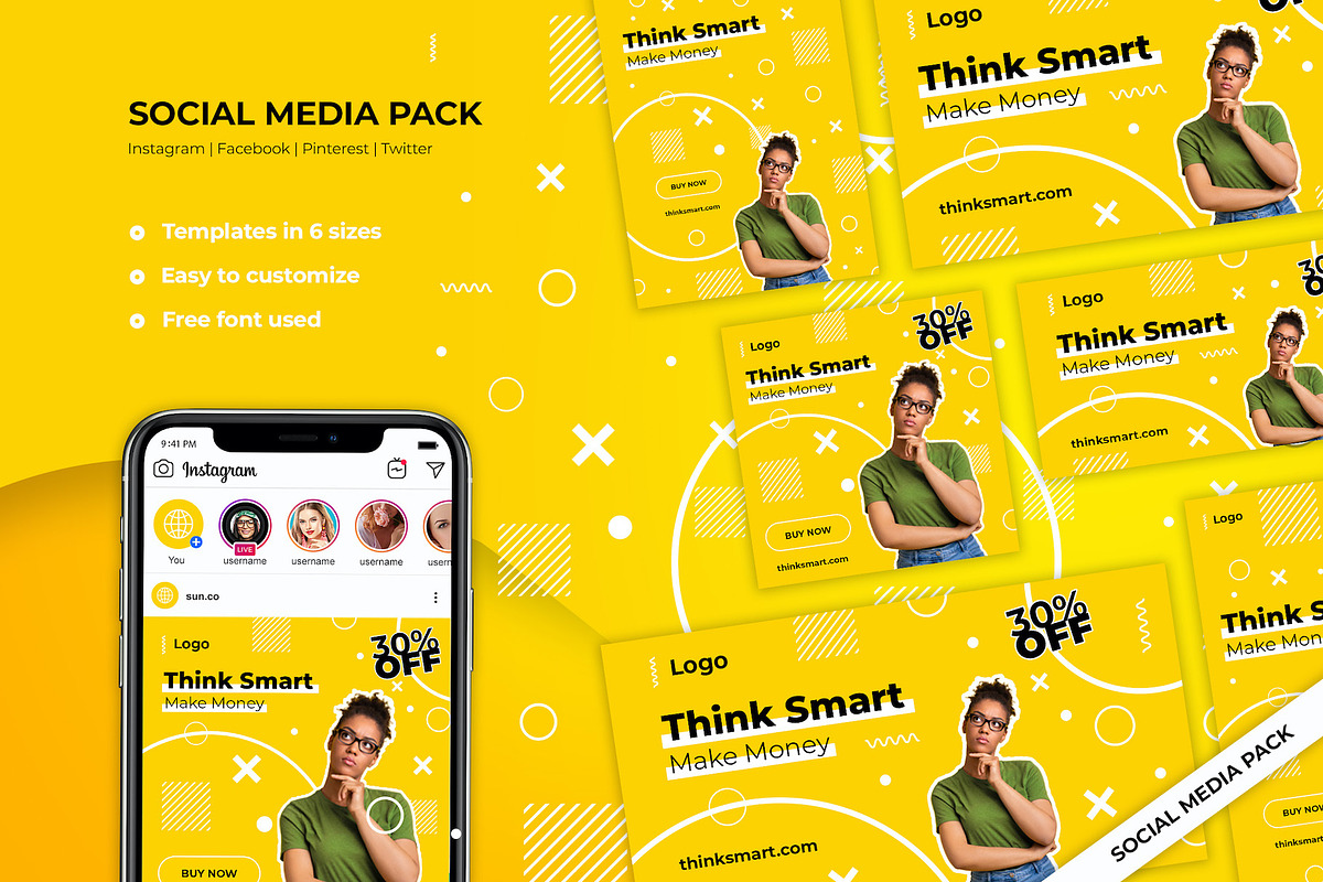 Social Media Pack, a Social Media Template by Best Project (Photo 1 of 3)