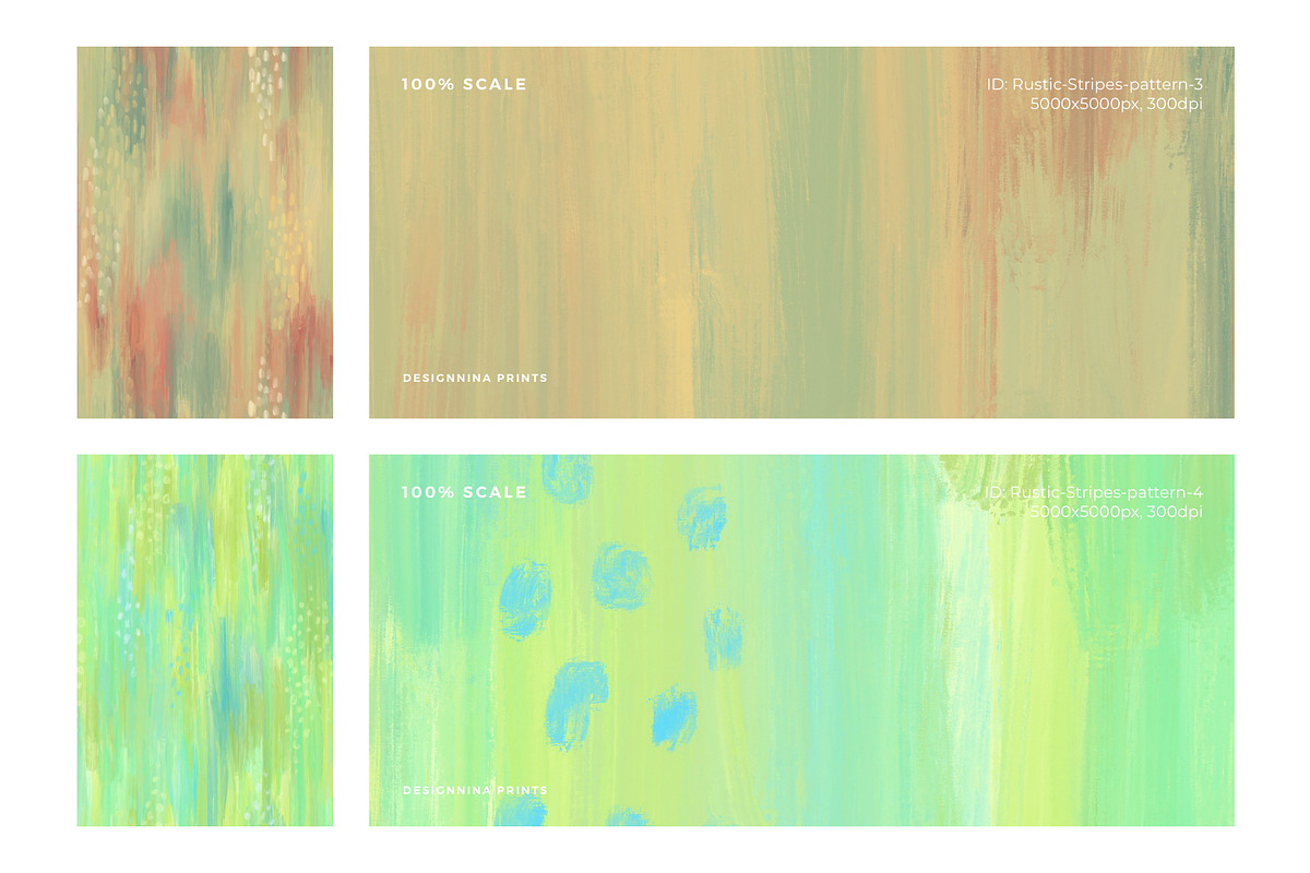 Rustic Stripes Seamless Patterns, a Pattern Graphic by Designnina Shop (Photo 9 of 12)