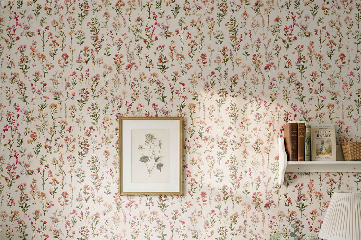 Nursery Wallpaper Mockup PSD, a Household Mockup by 1001 mockups (Photo 9 of 9)
