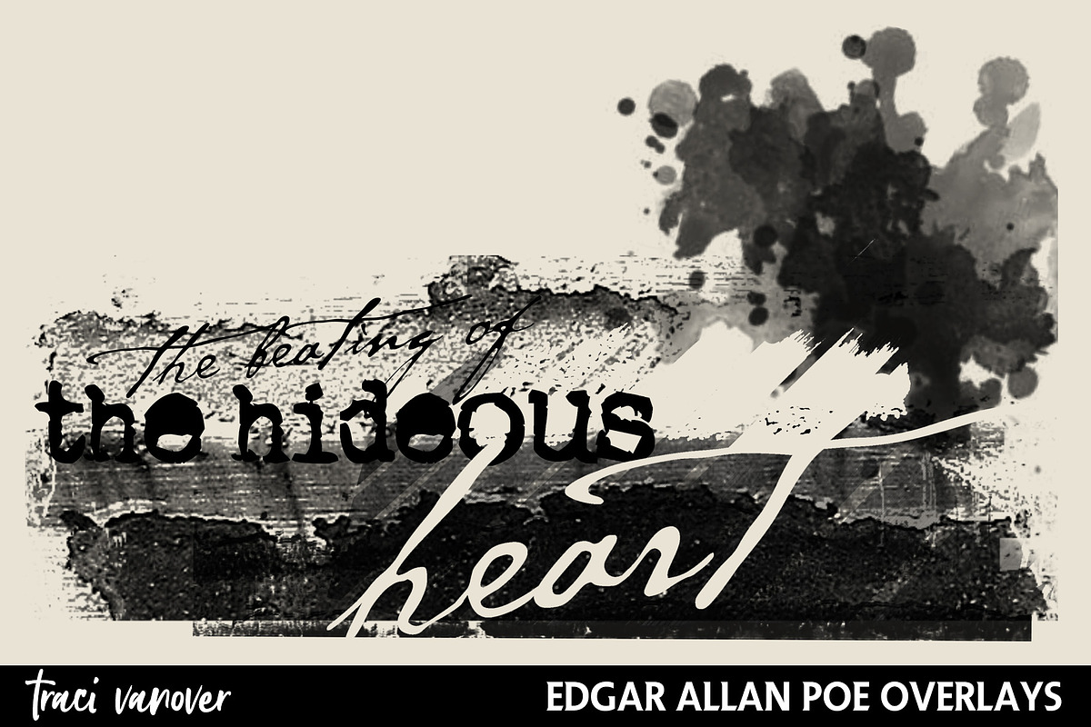 Edgar Allan Poe Digital Photo Masks preview 6