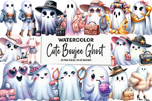 Cute Boujee Ghost Sublimation, an Illustration by DreamArtGraphic