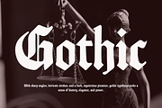 Caldareth - Modern Blackletter Font, a Blackletter Font by overlaytemplates (Thumbnail 2 of 5)