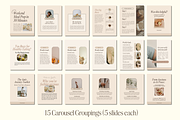 Minimalist Instagram Carousel Bundle, a Social Media Template by Solana Creative Co. (Thumbnail 6 of 11)