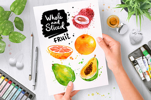 Fruit Watercolor Collection