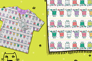 The Siberian Cat patterns, an Animal Illustration by Zooza Art (Thumbnail 5 of 10)