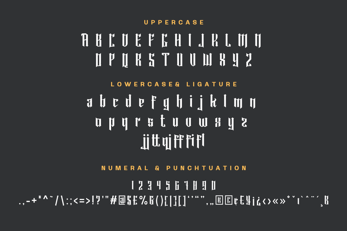 Rawuh, a Blackletter Font by productype1 (Photo 11 of 12)