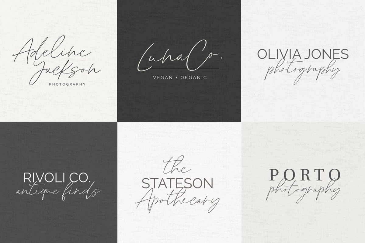 Modern Font & Logo Bundle - 85%Off, a Script Font by Pink Coffie (Photo 43 of 65)