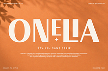 Onelia - Stylish Sans Serif Font
