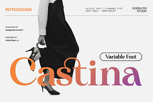 Castina, a Serif Font by Godbless Studio