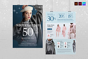 Winter Sale Poster Template, a Flyer Template by BrandPacks (Thumbnail 1 of 5)