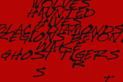Ink Blot Handwritten Font, a Handwritten Font by EvanEckard (Thumbnail 4 of 5)