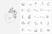 50 Premade botanical logos, a Branding & Logo Template by Merfin (Thumbnail 5 of 5)