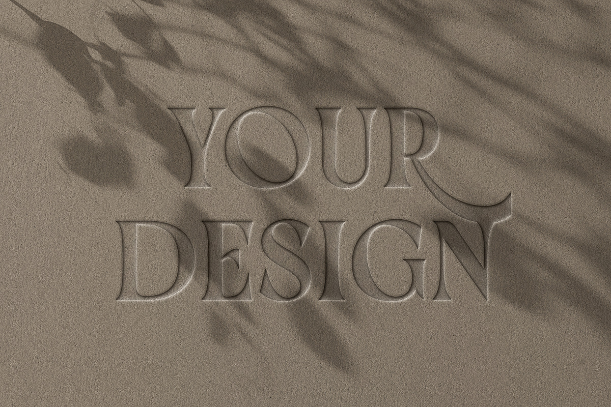 Debossed Paper Mockup, a Mockup by Design Squad (Photo 4 of 4)