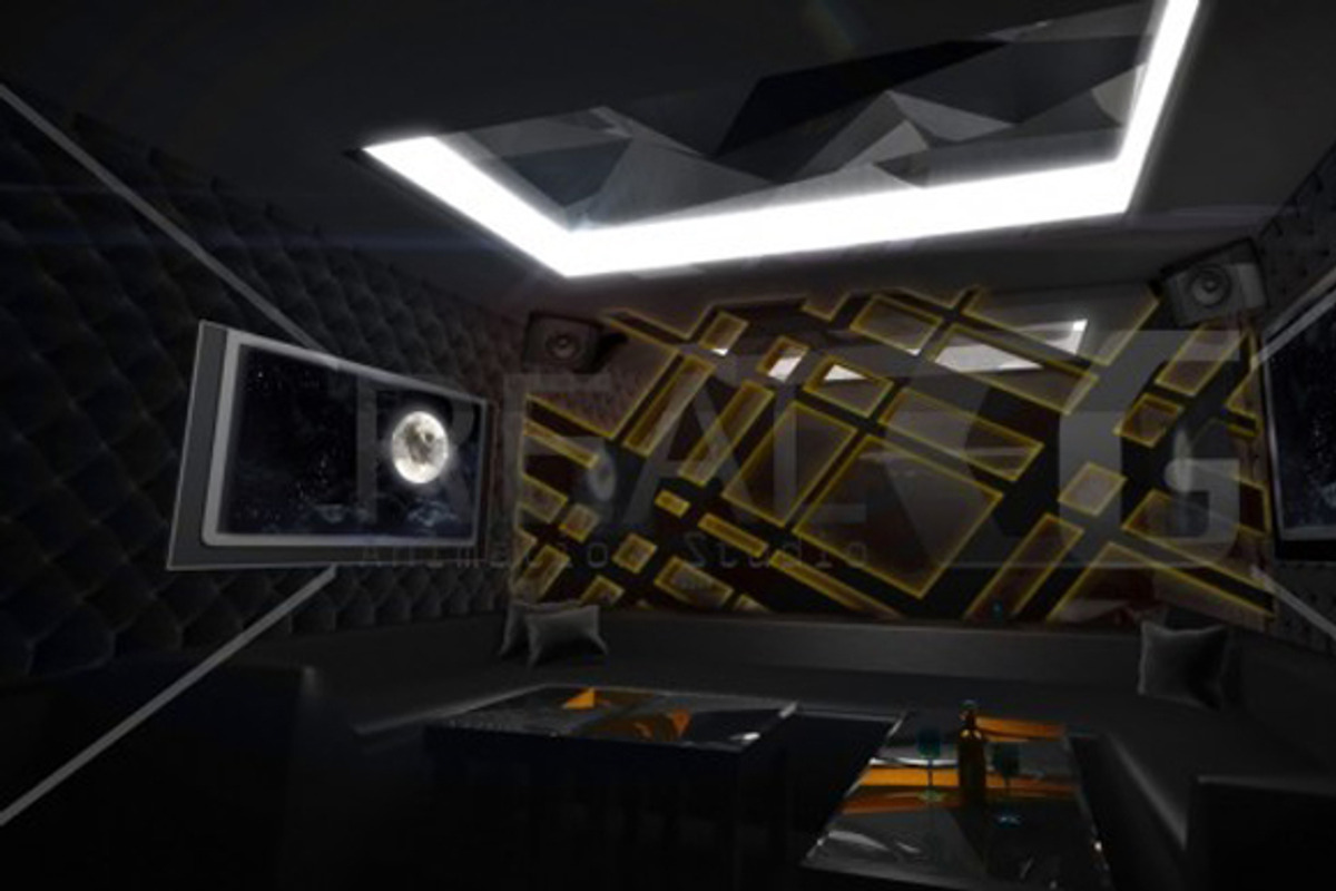 3D render of Night Club Interior preview 4