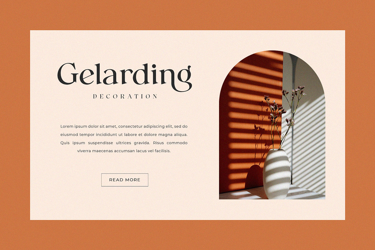Auliare – Retro Serif Typeface, a Serif Font by BrandSemut (Photo 8 of 10)