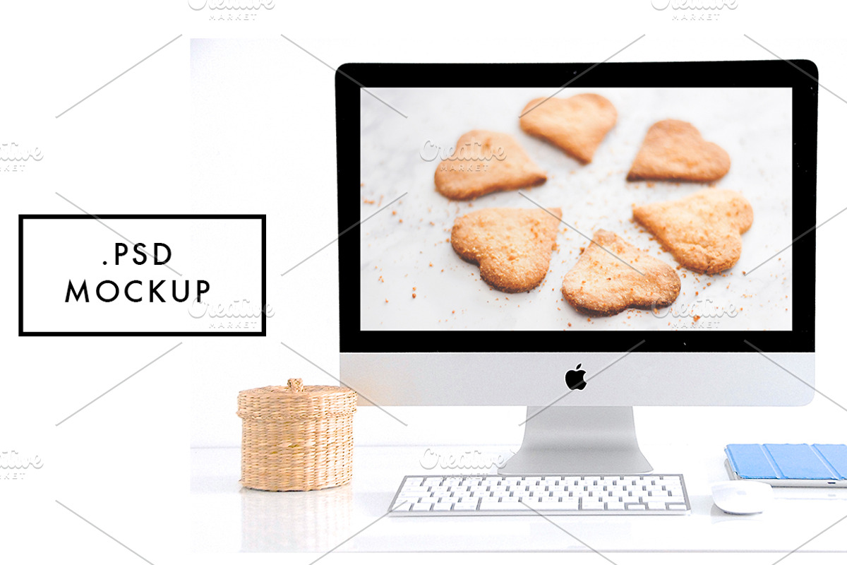 STYLED PHOTO IMAC MOCKUP, a Product Mockup by dagmarauhl (Photo 1 of 3)