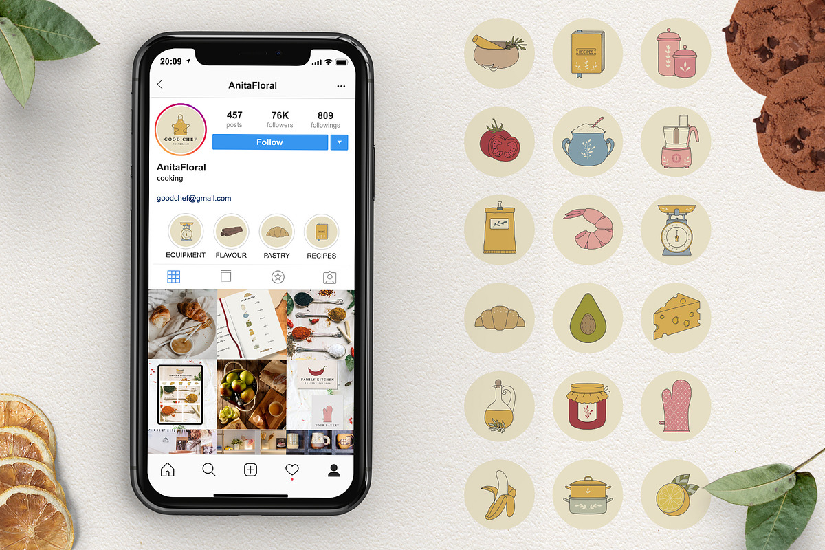 Kitchen & Cooking Icon Set, an Icon by NatalieArtShop (Photo 7 of 15)