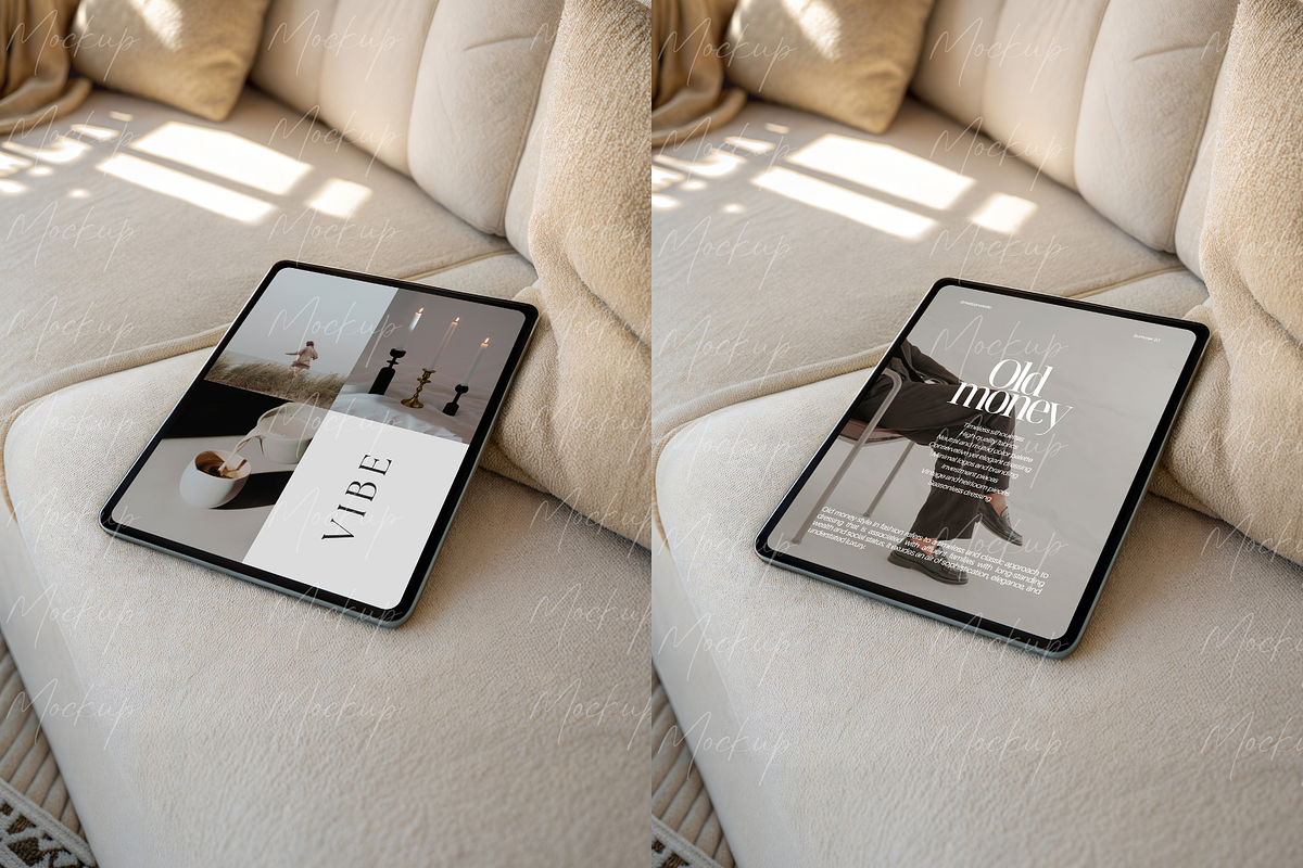 Realistic iPad Screen Mockup, a Product Mockup by TatiMockup (Photo 3 of 3)