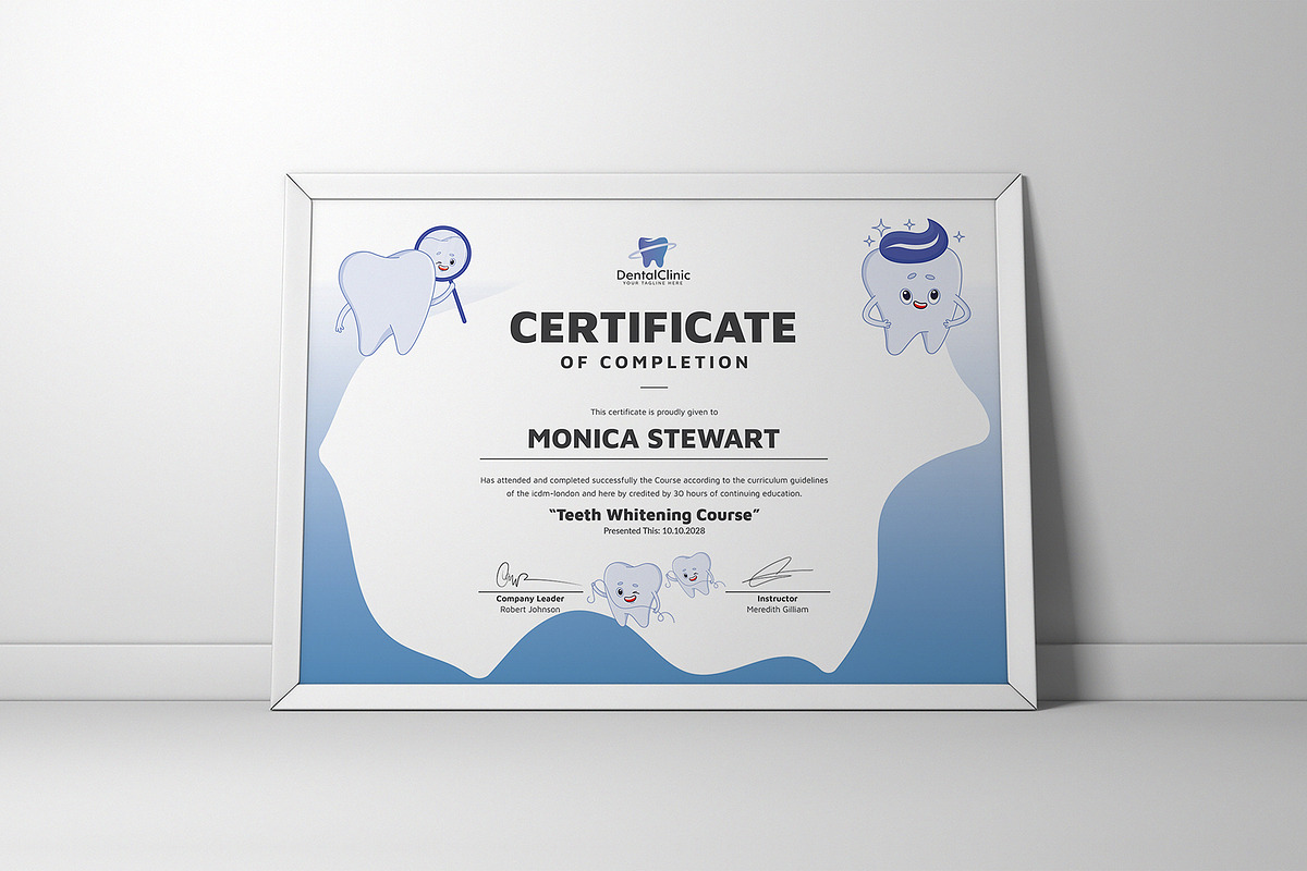 Dental Assistant Certificate, a Stationery Template by DesignDevisers (Photo 6 of 10)
