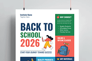 Back to School Flyer, a Flyer Template by MightyDesign (Thumbnail 2 of 8)