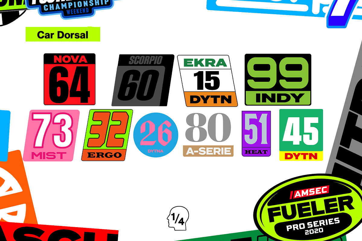 Racecar Decals, an Object Graphic by Headquarters (Photo 7 of 7)